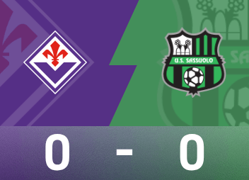 意甲战报：皮纳蒙蒂中柱，佛罗伦萨0-0萨索洛