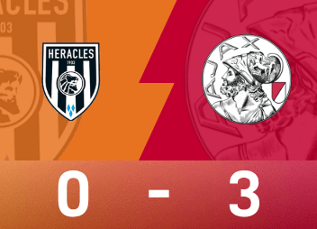 荷甲战报：博古伊斯梅开二度，阿贾克斯3-0完胜赫拉克勒斯