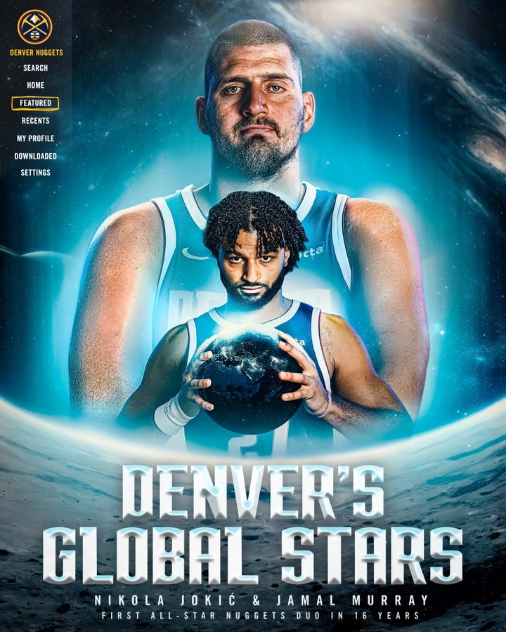 穆雷首度入选全明星给约老师开心坏了 掘金上次双人入选还是安东尼+比卢普斯