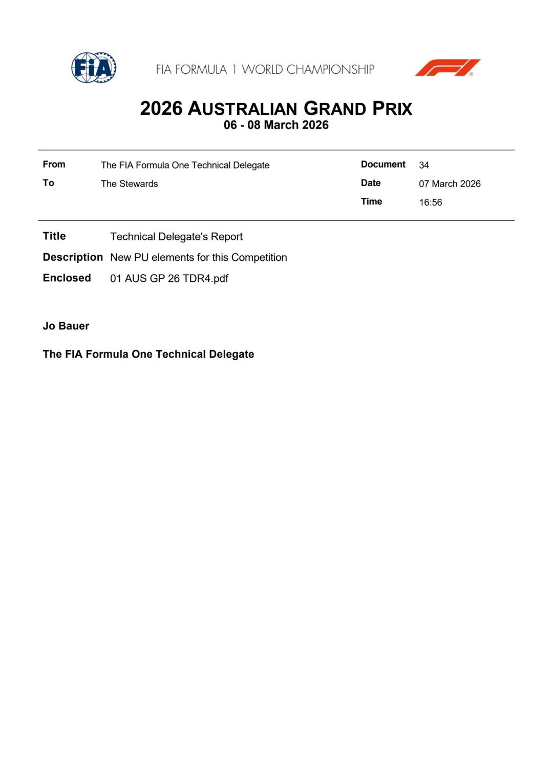 FIA：拉塞尔开启新PU部件，无处罚