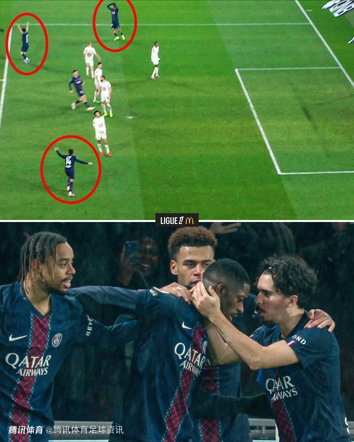 神来之笔！巴黎将帅齐赞登贝莱挑射破门：那一刻充满魔力 简直是游戏画面