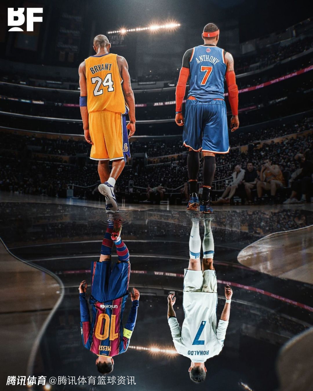 甜瓜：我与科比因足球关系更近 他自比梅西称我为C罗