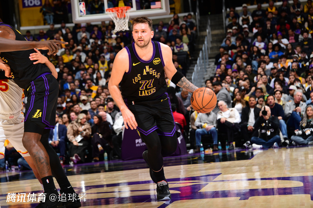 湖人25分血洗老鹰！东契奇带伤轰27+12 赛后第一时间微笑离场