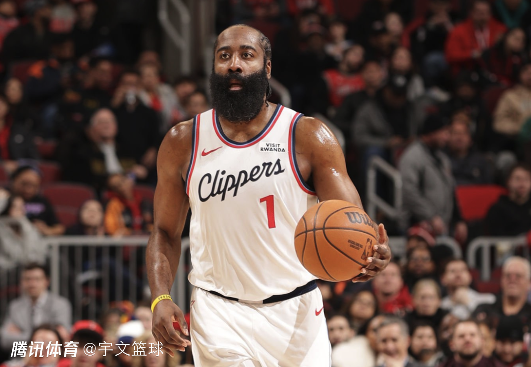 25中9+6失误！哈登24+5+6无奈三节投降 难阻快船单节崩盘吞惨败