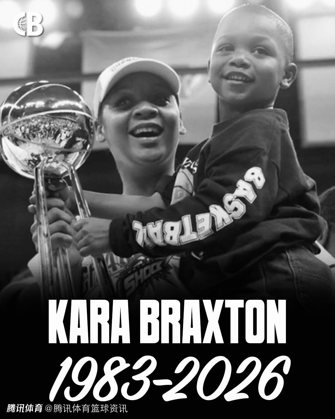 R.I.P！WNBA两冠球星布拉克斯顿去世 享年43岁死因尚未公布