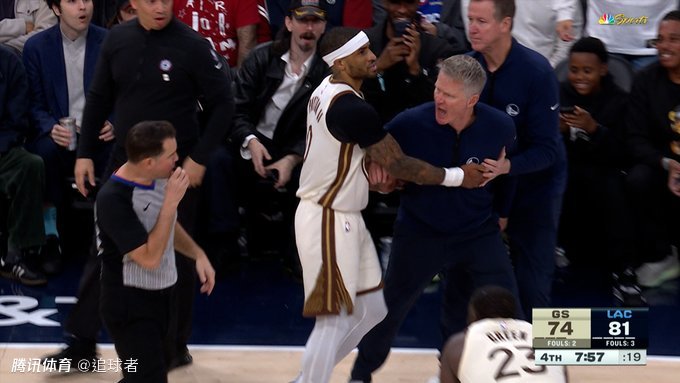 勇士冤死！NBA主裁认错+解释驱逐科尔 库里：我原本也想怒喷裁判