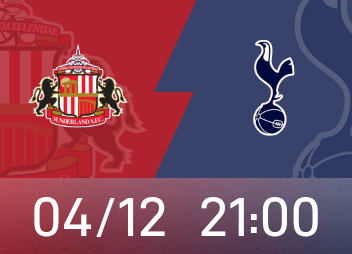 英超前瞻：热刺新帅首秀欲终结今年不胜，桑德兰已主场三连败