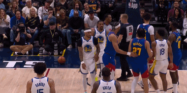 火药味十足！勇士掘金双方球员发生冲突 小佩顿纳吉梅尔顿三人吃T