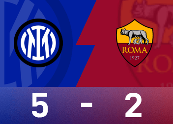 意甲战报：劳塔罗双响，恰尔汗奥卢世界波，国米5-2罗马