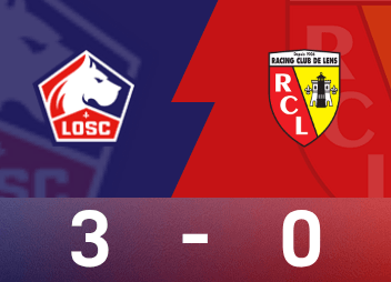 法甲战报：帕尔多1射1传，里尔3-0完胜朗斯