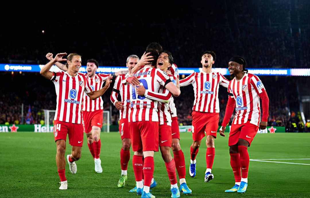 马竞是本赛季欧冠进球第三多的球队，仅次于巴黎和拜仁