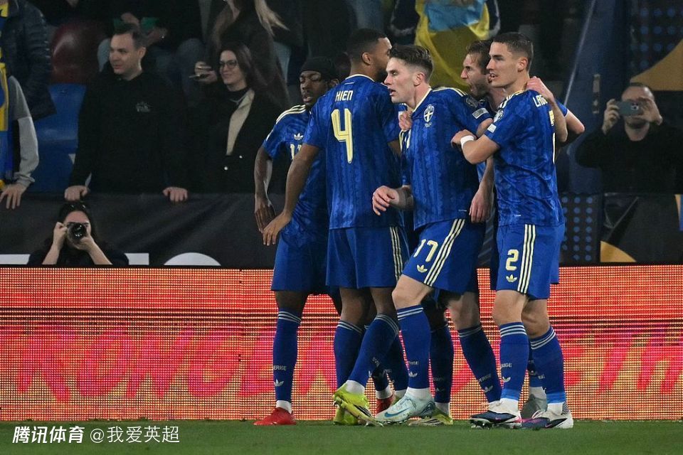 瑞典3-1淘汰乌克兰！将与波兰争世界杯门票，阿森纳6500万锋霸戴帽