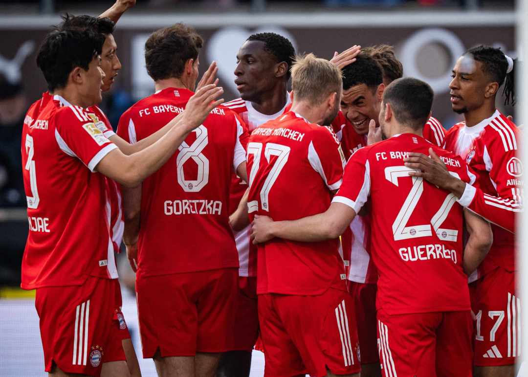 101球！穆西亚拉破门，拜仁追平德甲单赛季进球记录