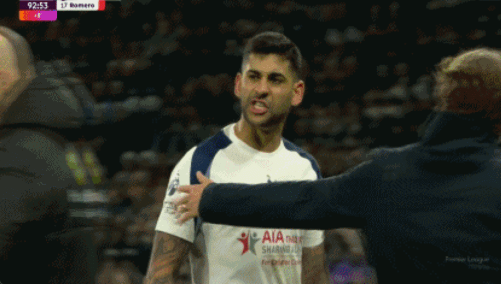 惹祸上身！英足总指控罗梅罗红牌后对裁判有攻击性举动 需在1月2日前回应