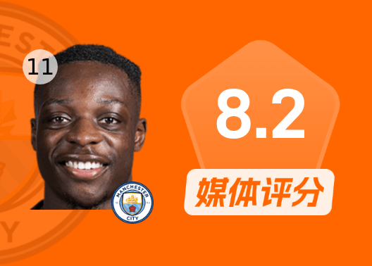 多库比赛数据：1进球/传球成功率89%/1关键传球，评分8.2分