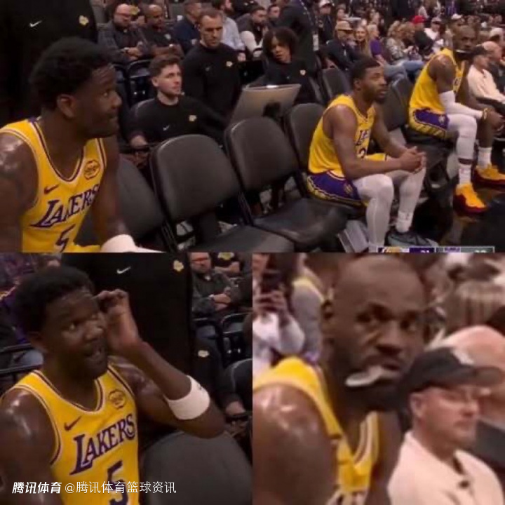 詹姆斯对艾顿送出死亡凝视！美媒：懂的都懂 大有深意