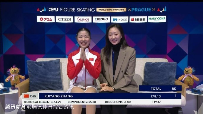 花滑世锦赛：张瑞阳总分178.13分排名第16 日本名将坂本花织夺冠
