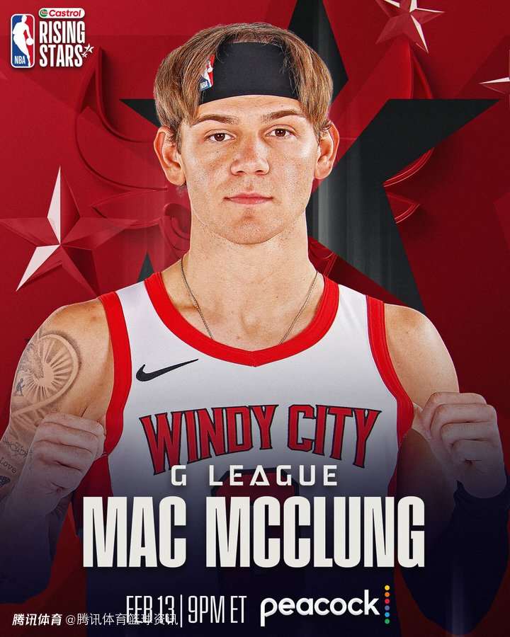 扣篮王搭档杨瀚森！麦克朗顶替琼斯-加西亚 代表G联盟队参加全明星新秀挑战赛