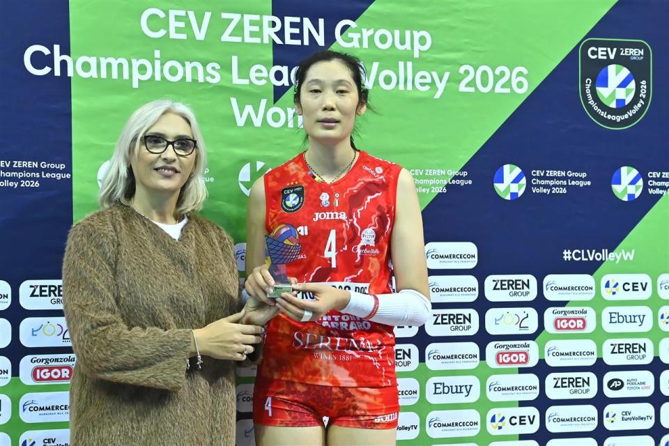 欧冠女排科内零封罗兹LKS夺3连胜 朱婷15分冠全场再获MVP