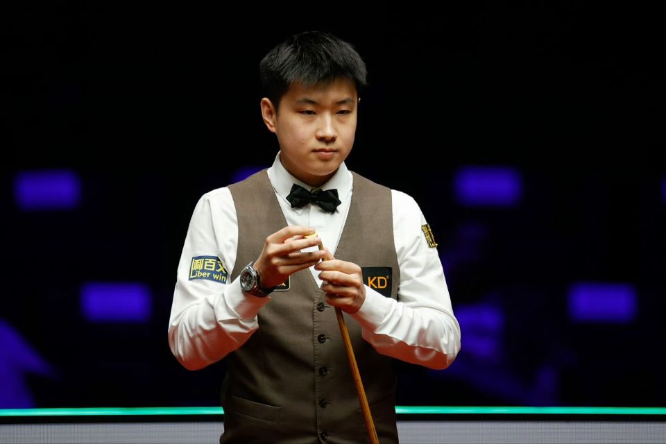 斯诺克中国德比：赵心童决赛轰145分！张安达追平，肖国栋奖金不保
