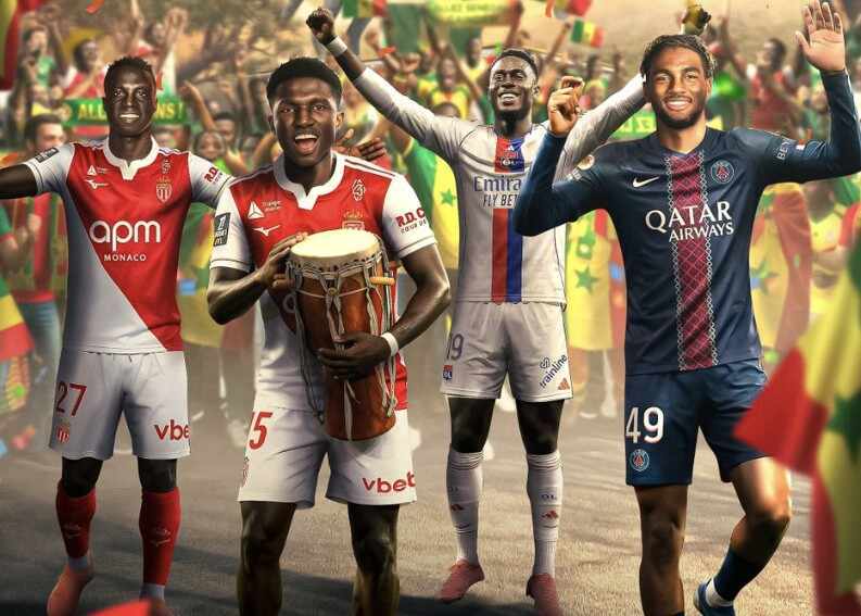 带节奏？法甲官方晒海报：致敬非洲冠军塞内加尔