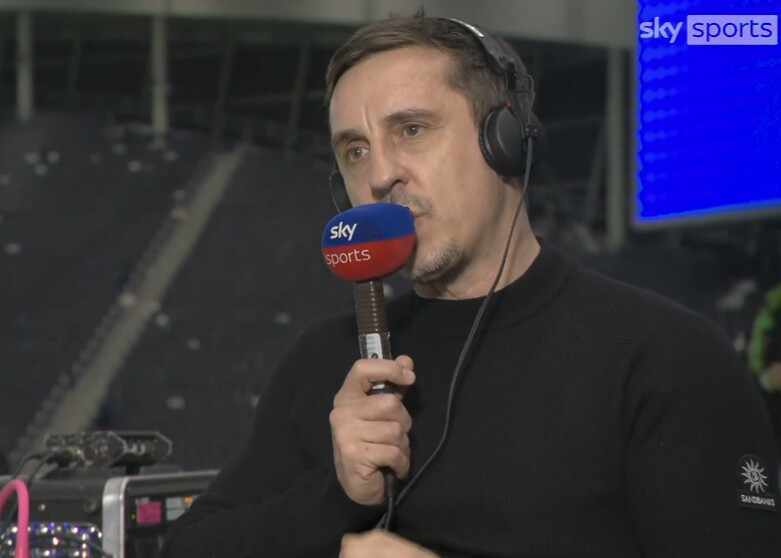 内维尔：瓜帅应该也没料到现在的成绩，B席今天简直不可思议