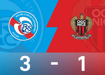 法甲战报：穆拉贝特1射1传，斯特拉斯堡3-1战胜尼斯