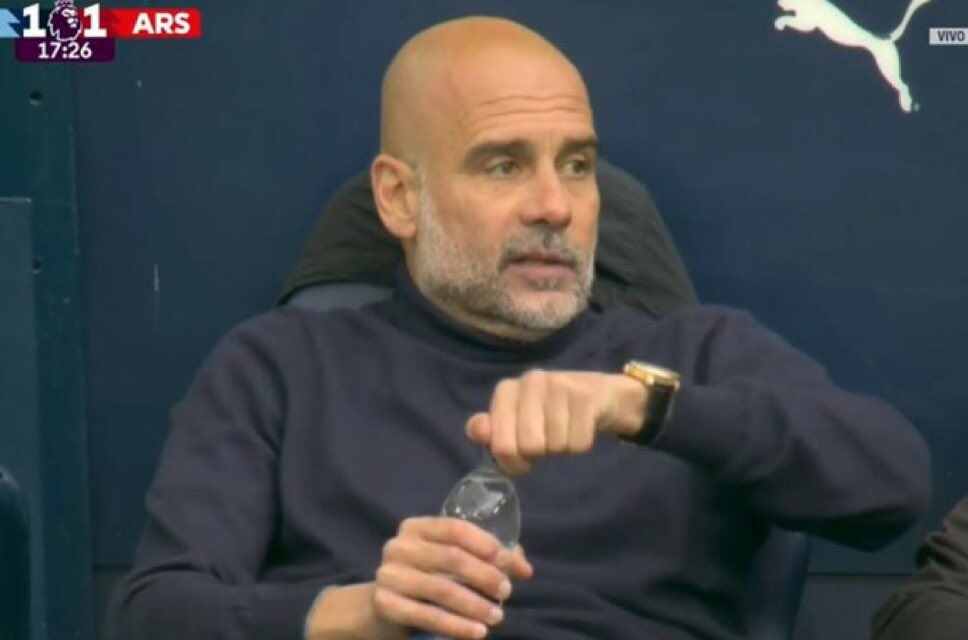 气坏瓜帅！多纳鲁马超巨失误，瓜迪奥拉一脸懵+尴尬喝水