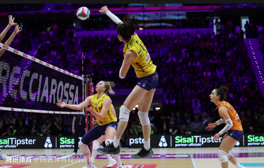 女排意大利杯半决赛：科内利亚诺3-0完胜诺瓦拉晋级 朱婷贡献8分