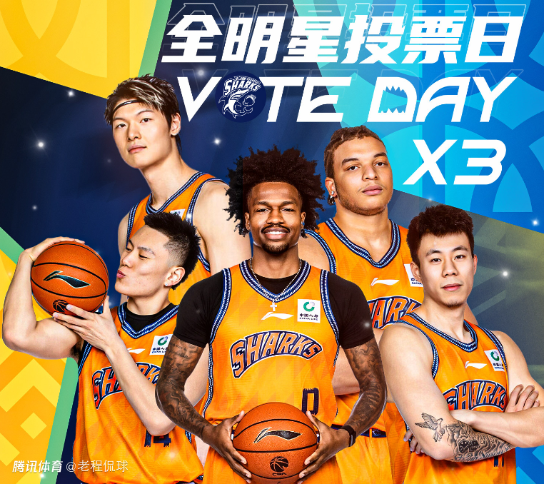 CBA第一上海男篮太尴尬 全明星首周票选无人上榜 