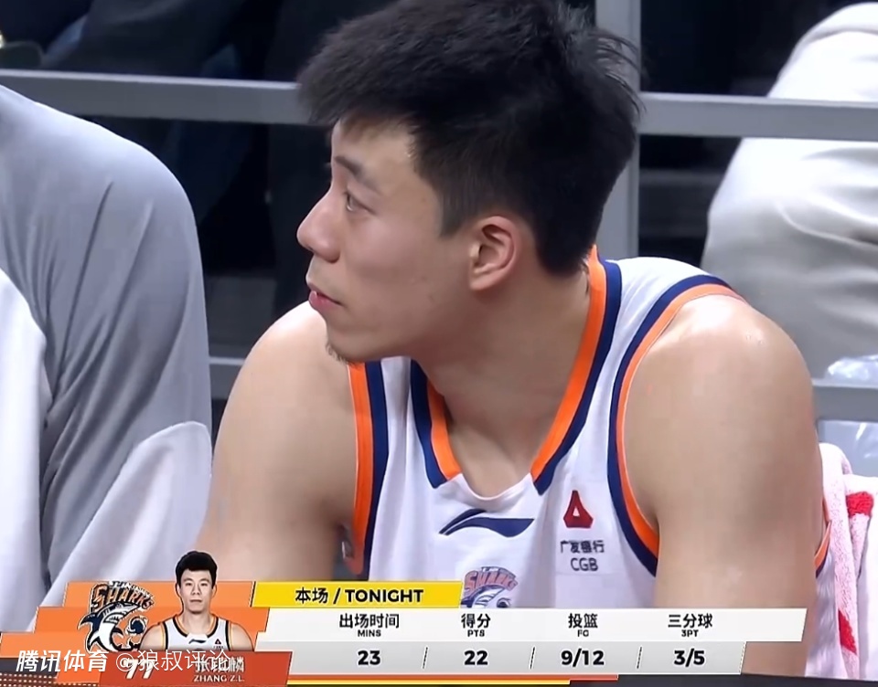 硬仗证明自己！张镇麟对阵广东三节12中9轰22分新赛季最佳一战