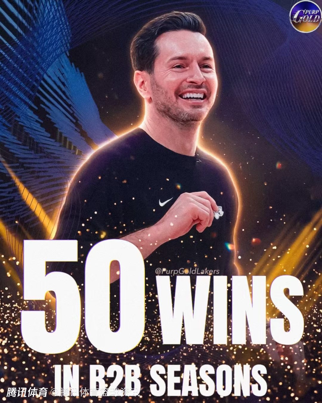 里程碑！雷迪克连续两季率湖人取得50+胜场 成队史第二人+历史第五人