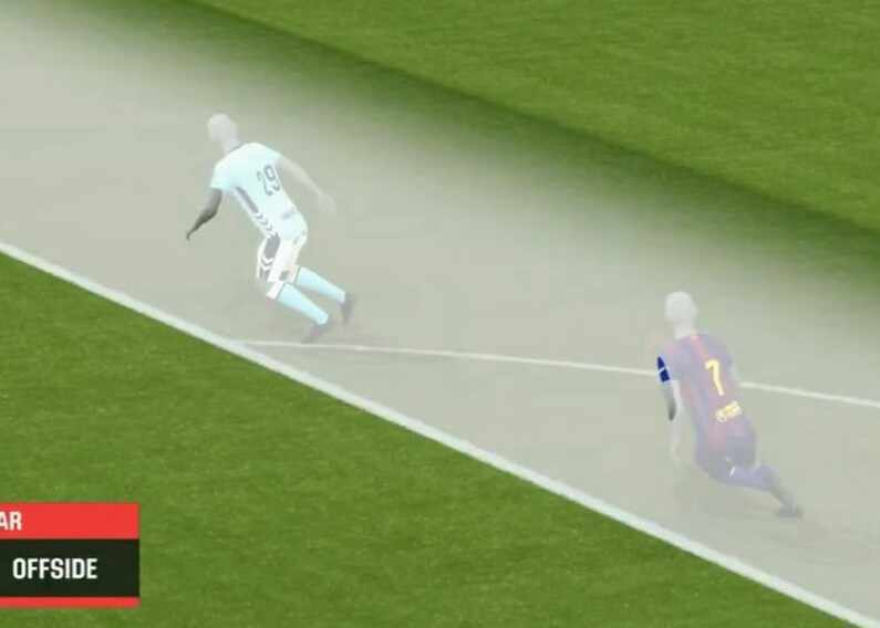 裁委会：费兰对塞尔塔进球越位判罚正确，肩膀越位轻微但可见