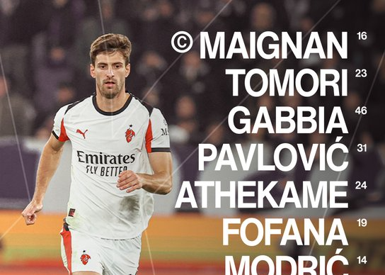 米兰客战维罗纳首发：莫德里奇、莱奥领衔，普利西奇出战