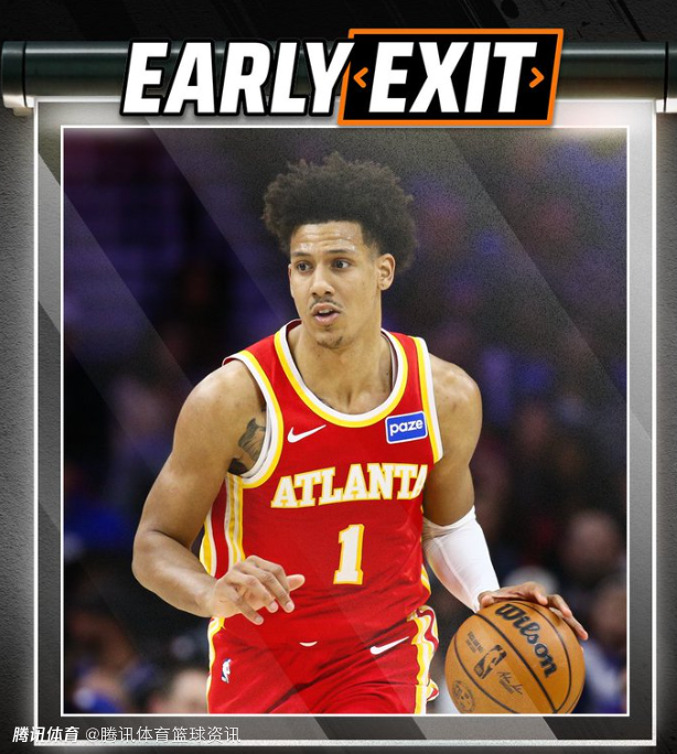 愿无大碍！老鹰官方：约翰逊因左髋屈肌伤势 本场比赛不会回归