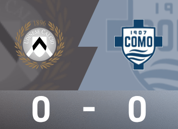 意甲战报：维约达失单刀，乌迪内斯0-0闷平科莫