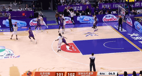 CBA超刺激剧情：里勒关键上篮2分晚安庆祝 深圳小外援踩线三分反绝杀