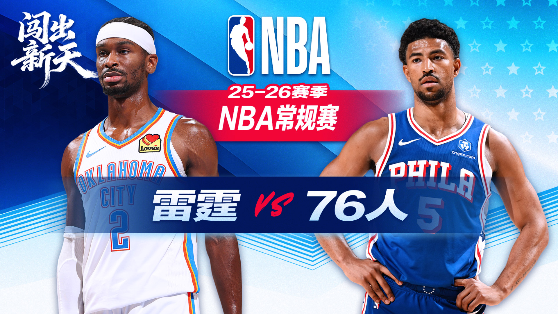 12连胜 ！杰威复出雷霆大胜76人豪取联盟最长连胜  亚历山大22+5