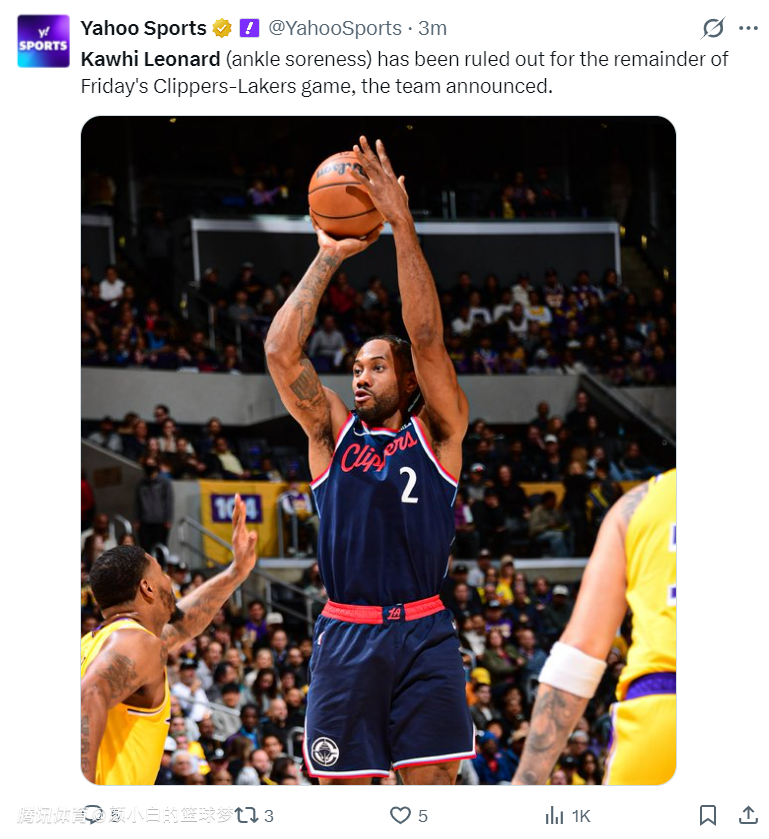 小卡疑似与泰伦卢口角！决胜5分钟因伤被换下场 空砍31+5显悲凉