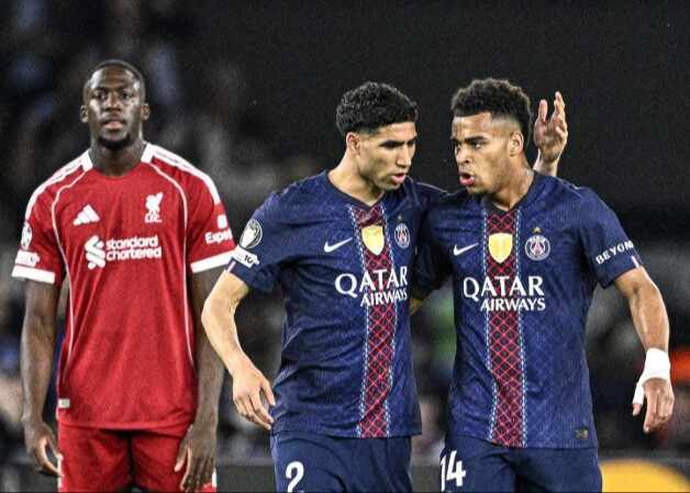 上赛季以来，大巴黎在欧冠已两次击败阿森纳、切尔西和利物浦