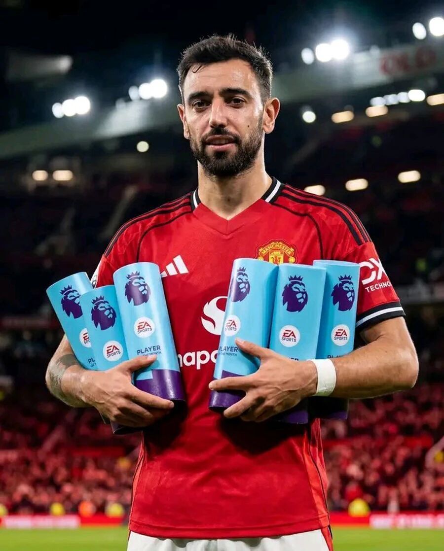 曼联或续约B费，拉爵改变主意愿给40万顶薪！当选英超赛季最佳只有一对手