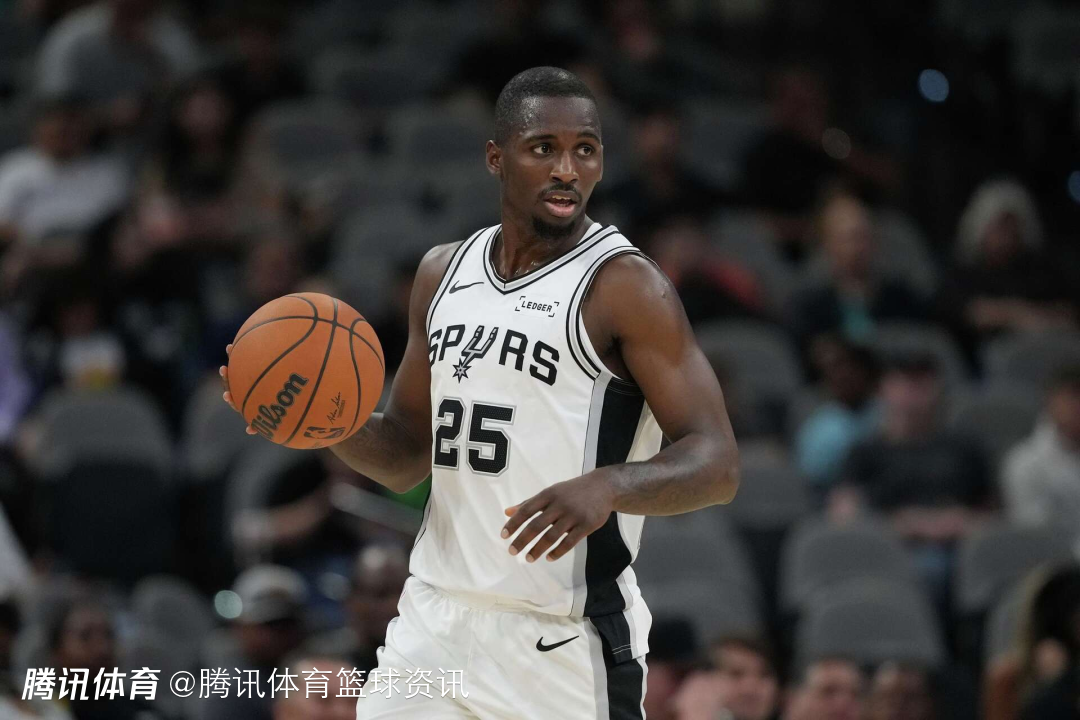 马刺队记：双向后卫琼斯-加西亚手术成功 2025-26赛季提前报销