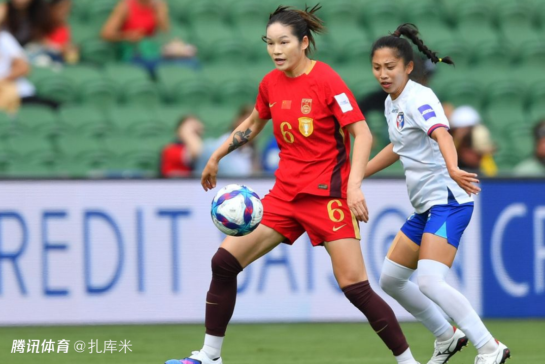 女足亚洲杯-加时赛2球+丢点！中国2-0中国台北进4强+直通世界杯