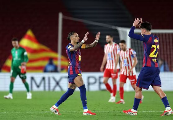 国王杯：巴萨3-0胜马竞险造大逆转  总分3-4无缘决赛