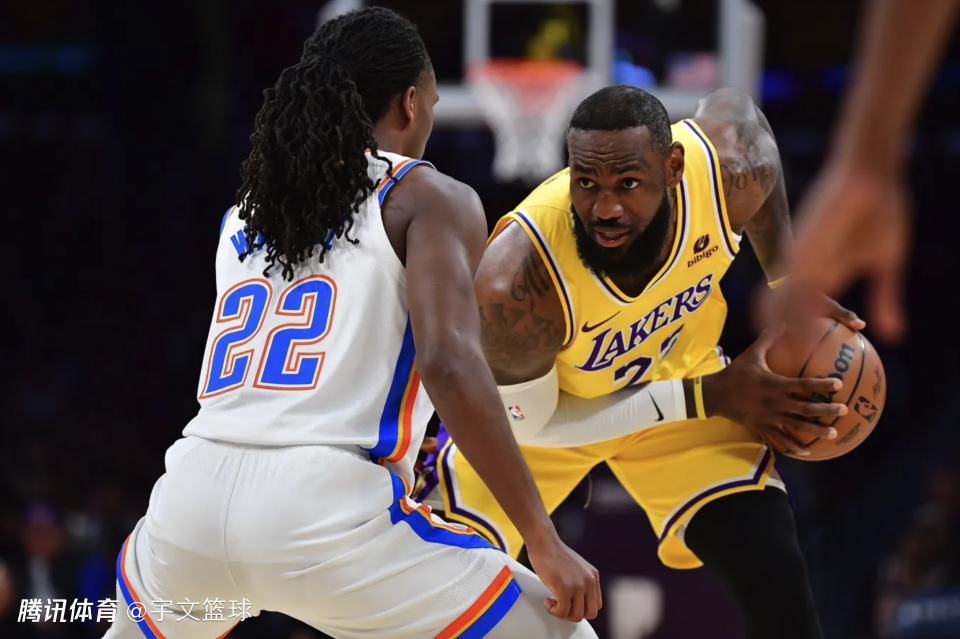 10日NBA前瞻：詹姆斯率湖人挑战榜首雷霆 哈登米切尔对决约基奇穆雷