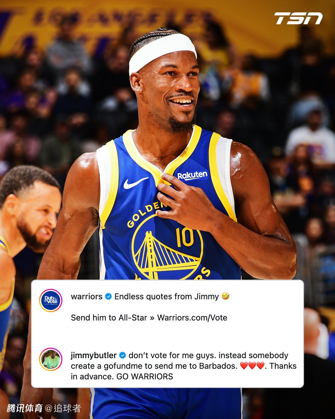 巴特勒拒绝全明星引热议！拒绝勇士官方拉票：还是给点钱让我去度假吧