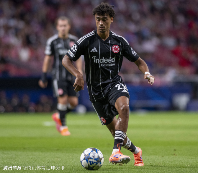 图片报：皇马加入法兰克福左后卫布朗争夺战 球员标价6500万欧