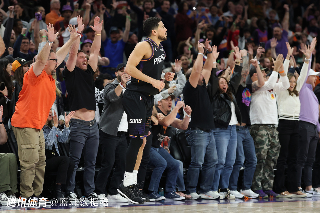 布克谈三分准绝杀雷霆轻描淡写称以前经历过 入行来同期仅少于德罗赞