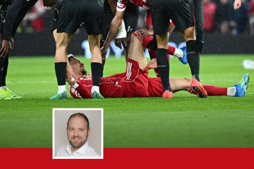 专家：埃基蒂克无法走路90%是跟腱断裂，恢复期至少9个月