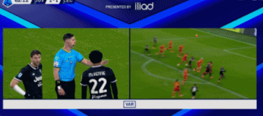 前意甲裁判评尤文点球：手臂与身体分离应判点球 但主裁解释依据有误